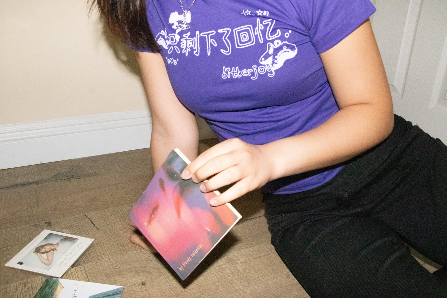"Memories" Baby Tee (Purple)