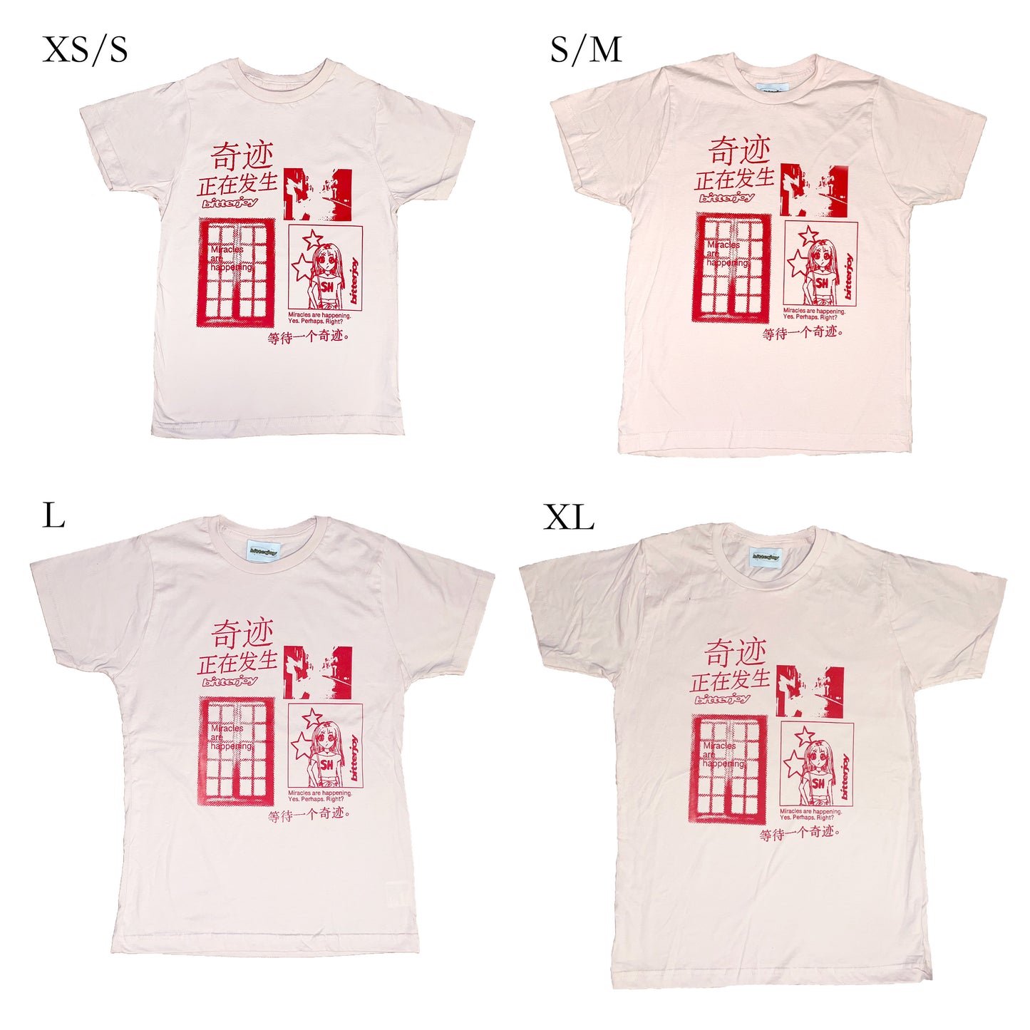 “Miracles" Baby Tee (Red)
